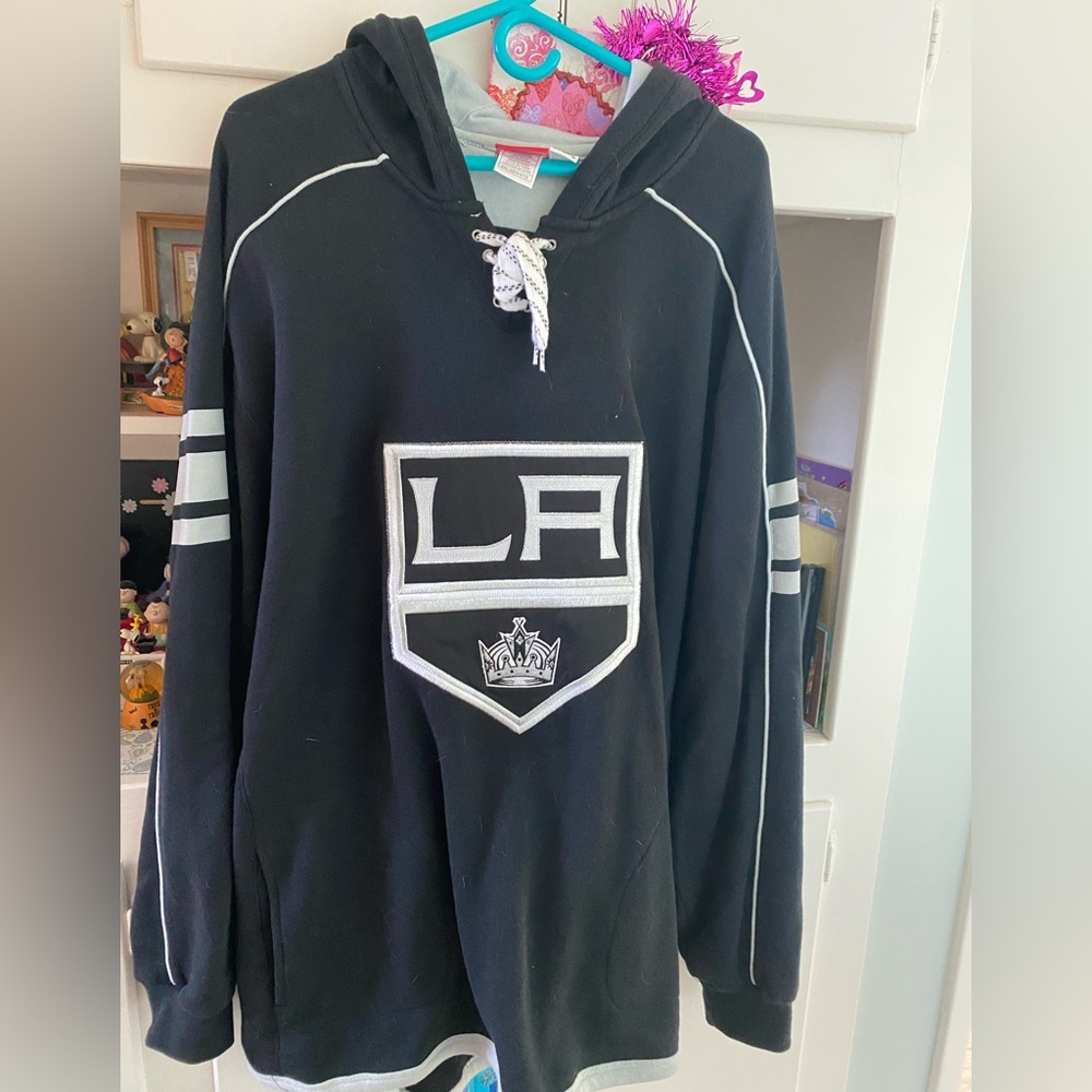 Los Angeles Kings Jersey Style Hoodie Sweatshirt